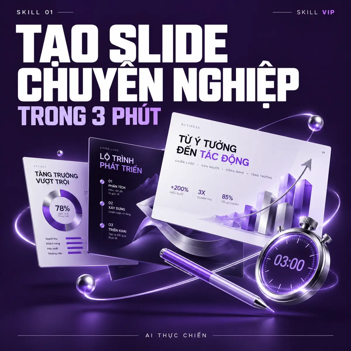 Tạo Slide Chuyên Nghiệp Trong 3 Phút