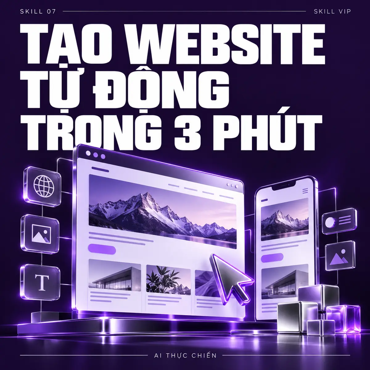 Tạo Website Tự Động Trong 3 Phút