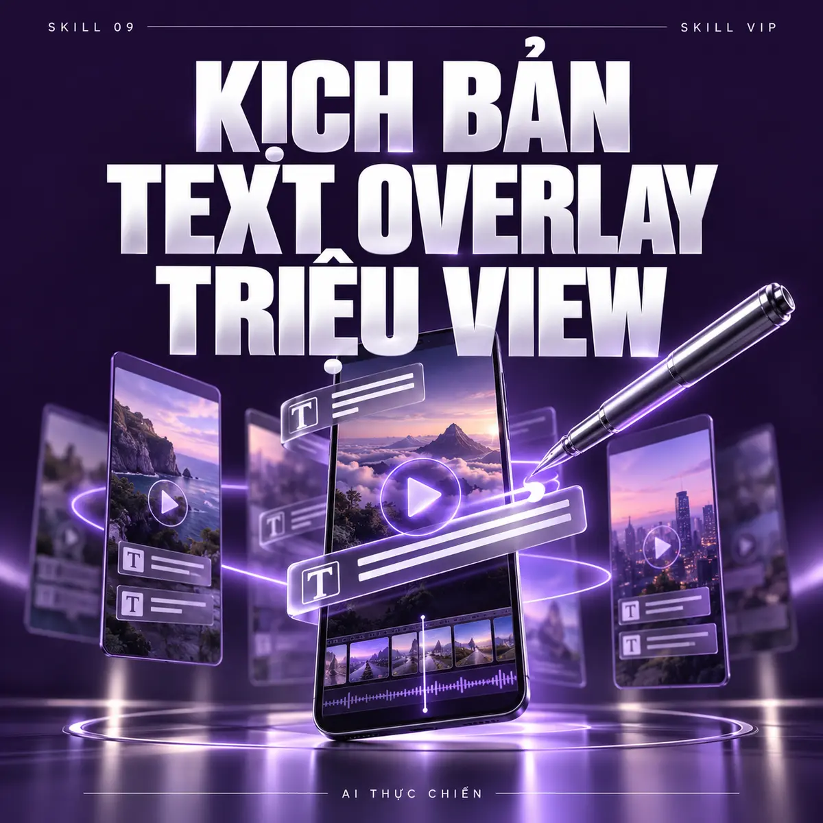 Kịch Bản Text Overlay Triệu View